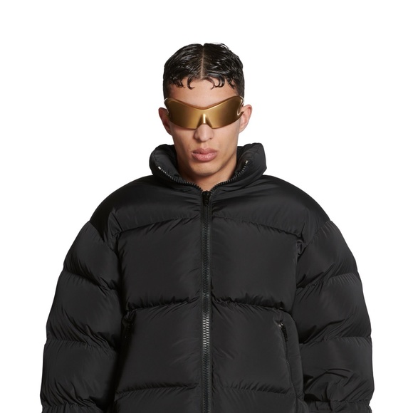 BALENCIAGA BRAND NEW NAVY BLUE OVERSIZED PUFFER - Picture 3 of 8